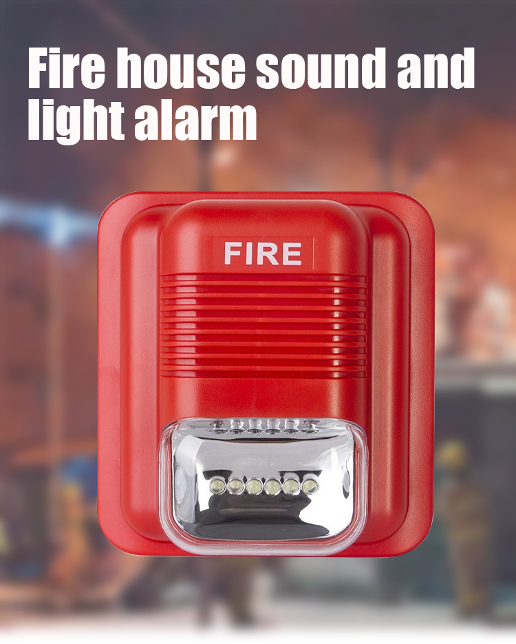 Yangın sesi ve ışıklı alarm