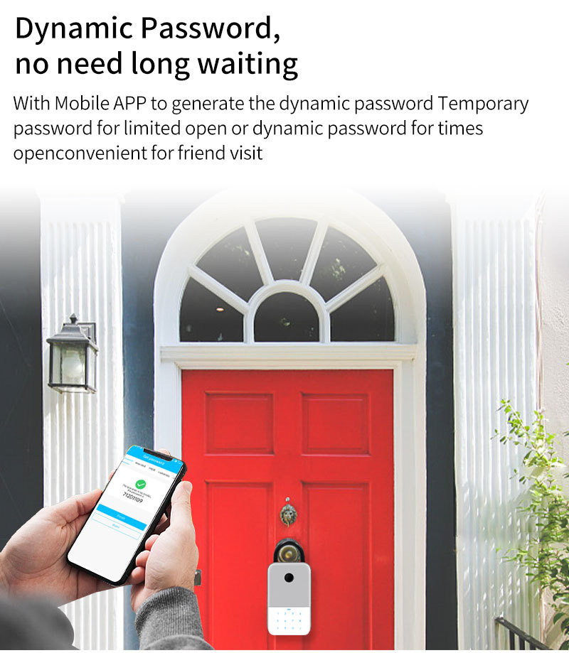 KB2 TTLock Bluetooth Password Key Box, Mobile App to Control Lock Box