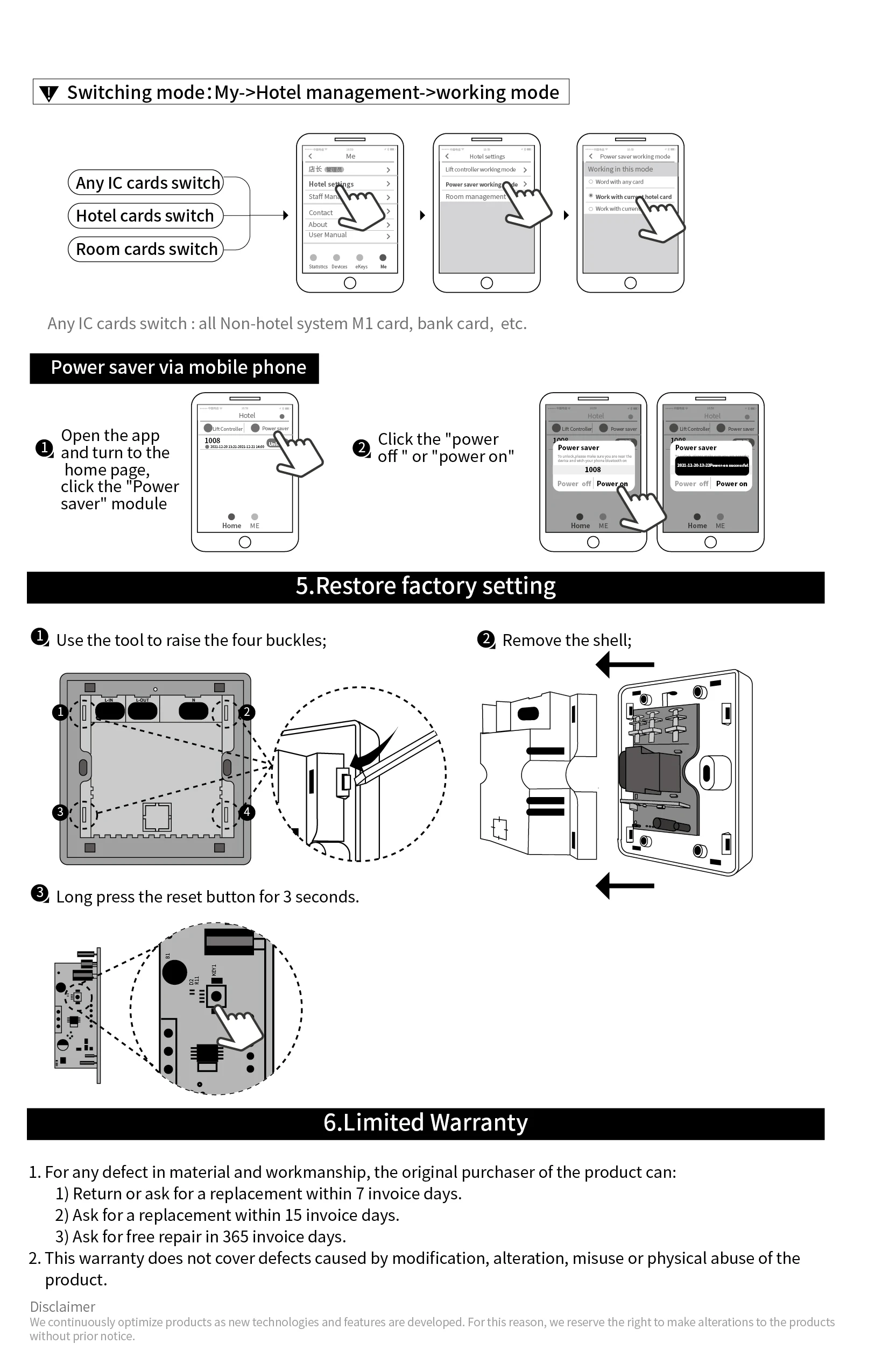 TTlock Hotel Power Saver
