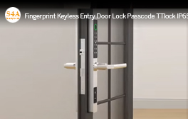 Parmak İzi Anahtarsız Giriş Kapı Kilidi Şifresi TTlock IP65 Su Geçirmez Kapı Kilidi