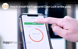  Nasıl Parmak izi kapı kilidini camın üzerine yüklemek için kapı? 